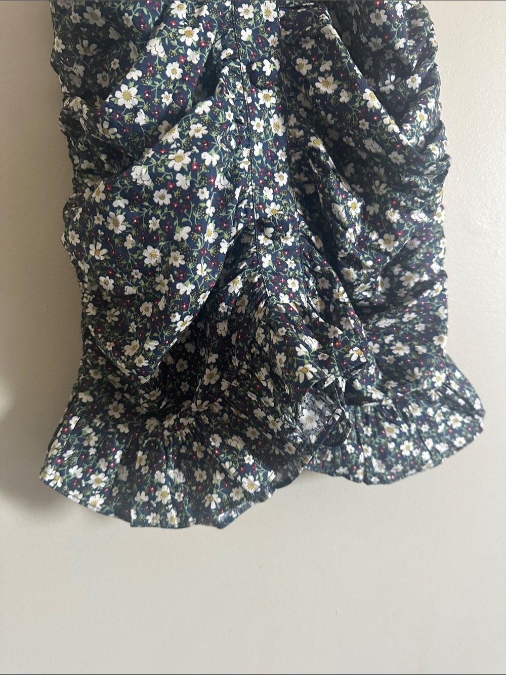 NWT Floral print ruched mini - Picture 12 of 13